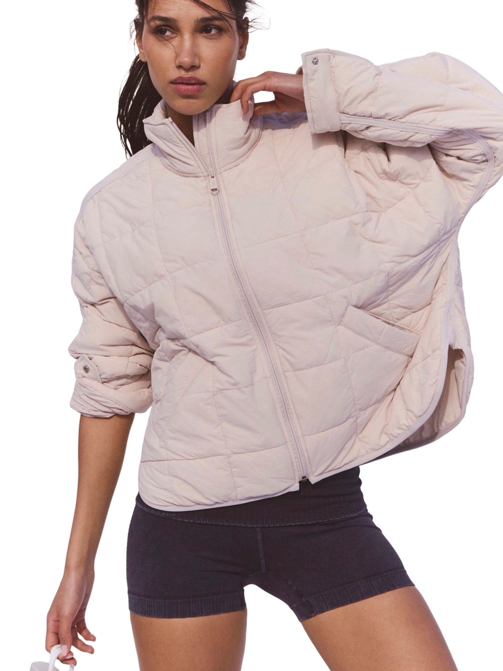 Free People Pippa Packable Puffer Jacket Tofu
